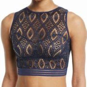 ELSE Baroque Cropped Tank Underwire Bra Top